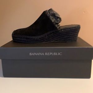 Banana Republic Brand New-Espadrille Mule Wedge